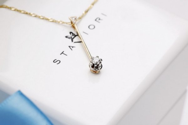 Wisiorek Złoto Diament WXD1593