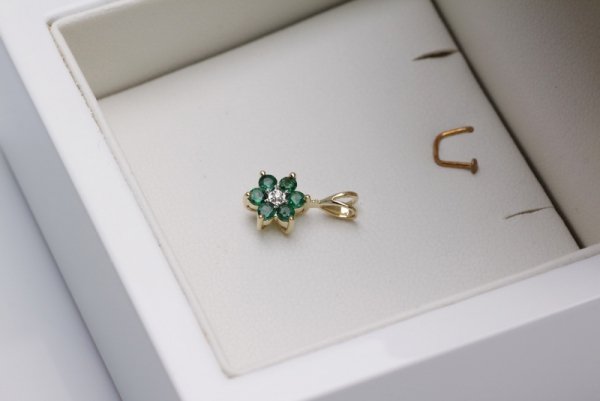 Wisiorek Złoto Diament WZD0954
