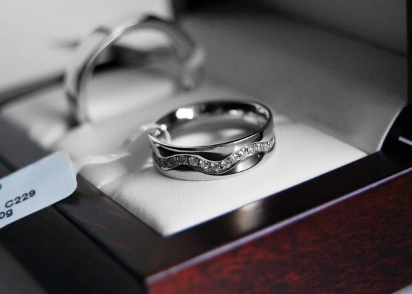 Obrączka Złoto Diament XBD1751
