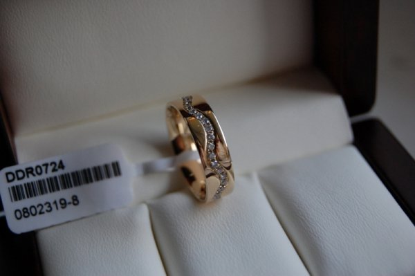 Obrączka Złoto Diament XZD1748