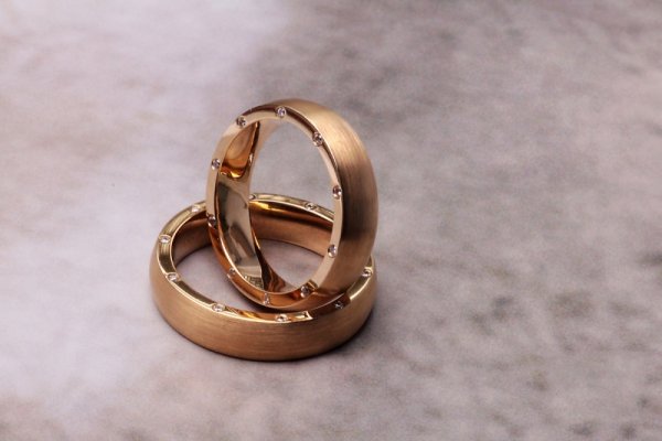 Obrączka Złoto Diament XZD1859