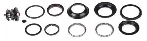 Stery kierownicy 1 1/8 ahead NECO H142 1 1/8 44mm pół-zintegrowane czarne
