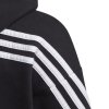 Bluza adidas G 3S FZ HD GE0950 czarny 134 cm