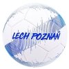 Piłka Herb Lech Poznań Bialo-Niebieska 5 biały