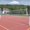 Siatka do siatkówki czarna z antenkami  