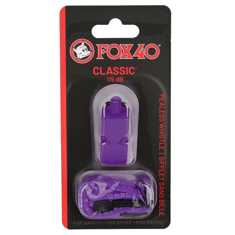 Gwizdek Fox 40 Classic Safety 115 dB fioletowy