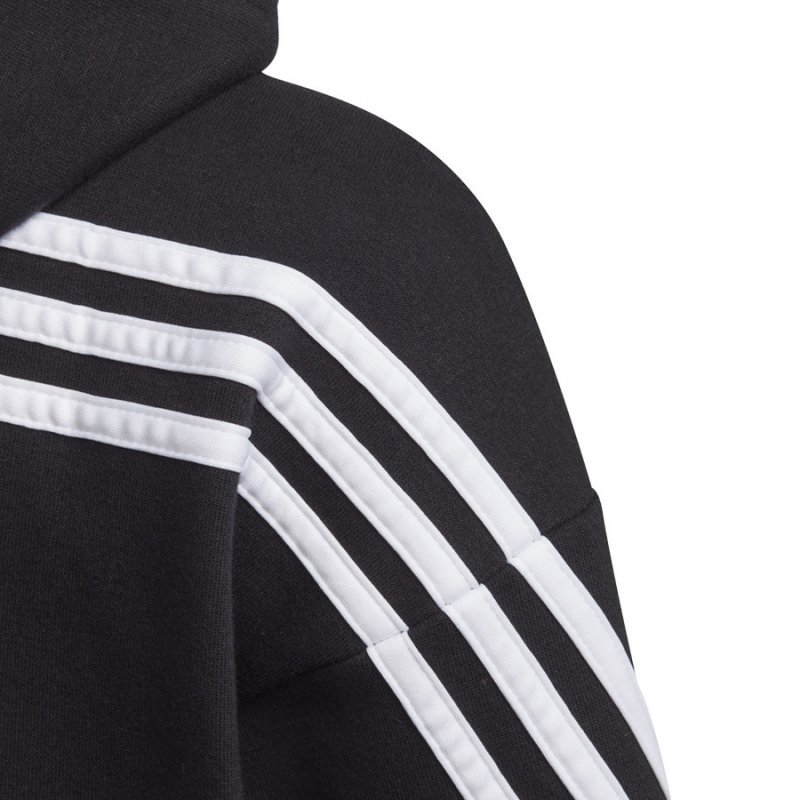 Bluza adidas G 3S FZ HD GE0950 czarny 134 cm