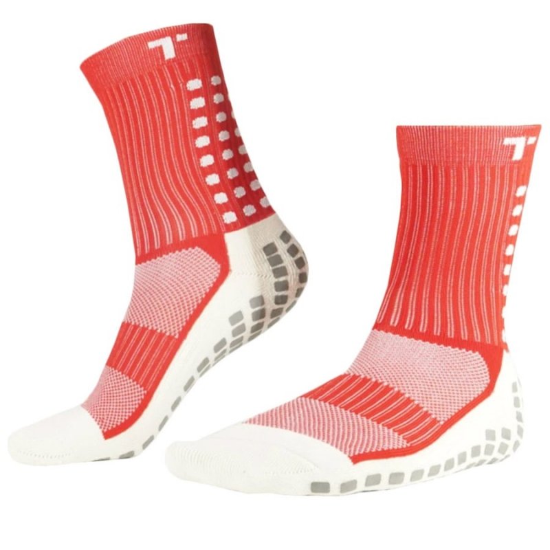 Skarpety piłkarskie Trusox 3.0 Thin S737511 czerwony 39-43,5