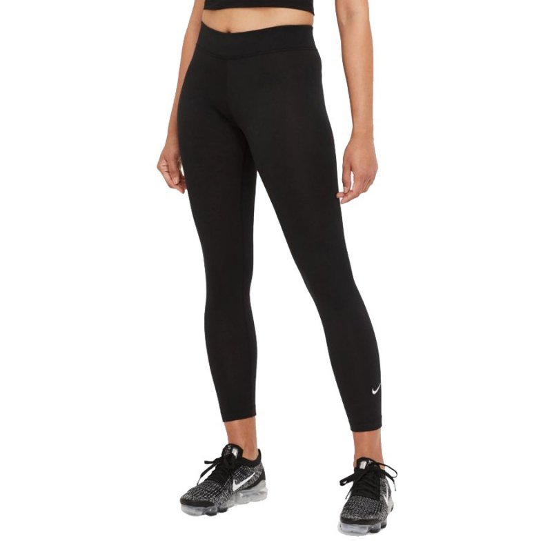 Legginsy Nike Sportswear Essential Women's 7/8 Mid-Rise Leggings CZ8532 010 czarny XS