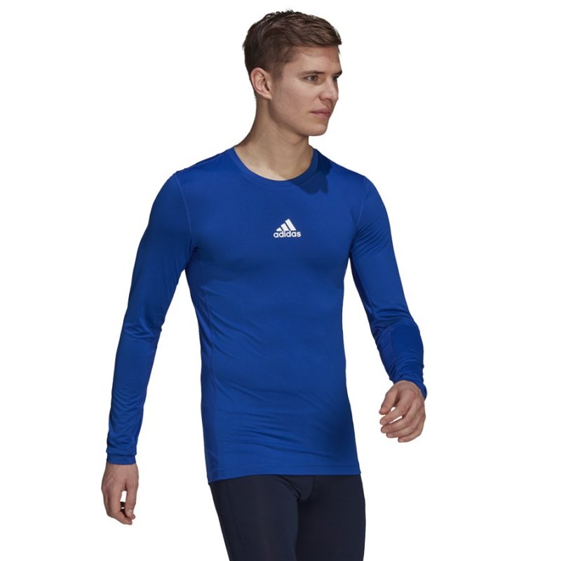 Koszulka adidas TECHFIT LS TOP GU7335 niebieski XXL