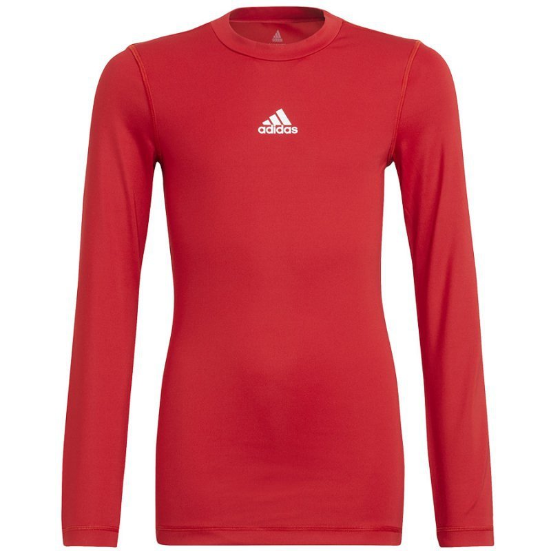 Koszulka adidas TECHFIT LS Tee Y H23154 czerwony 128 cm