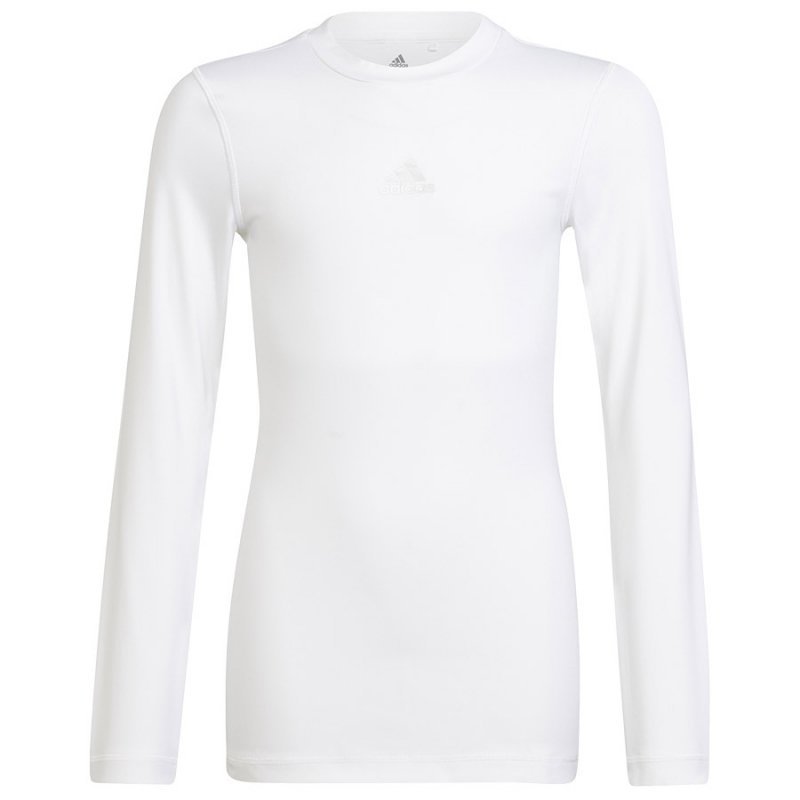 Koszulka adidas TECHFIT LS Tee Y H23156 biały 128 cm