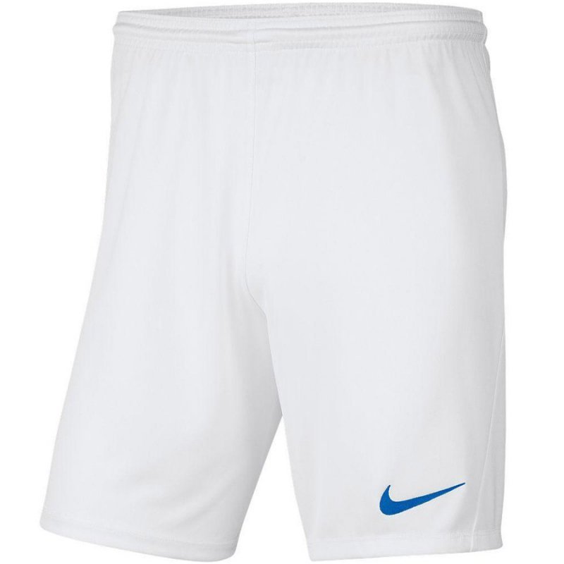 Spodenki Nike Y Park III Boys BV6865 104 biały XL (158-170cm)