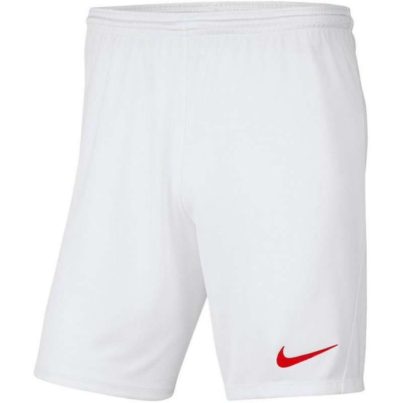Spodenki Nike Y Park III Boys BV6865 103 biały S (128-137cm)