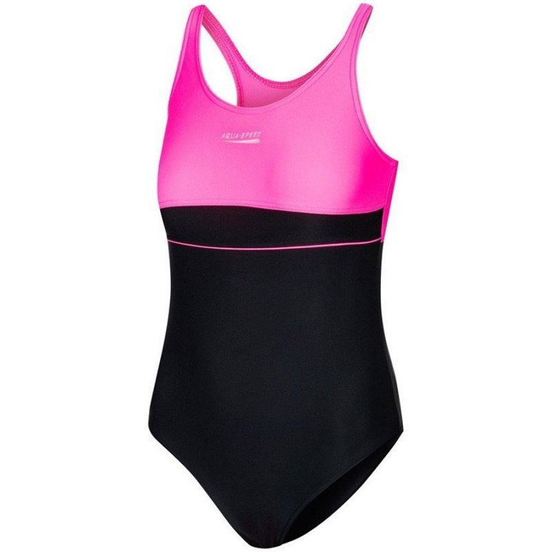 Kostium kąpielowy Aqua-speed Emily 134 cm czarny