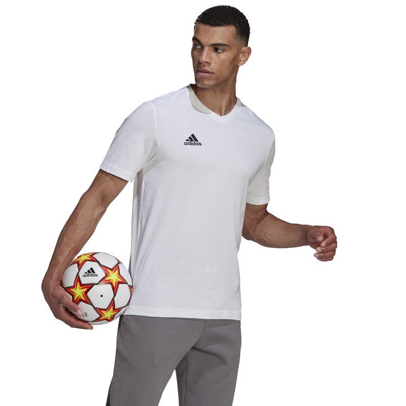 Koszulka adidas ENTRADA 22 Tee HC0452 biały XXL