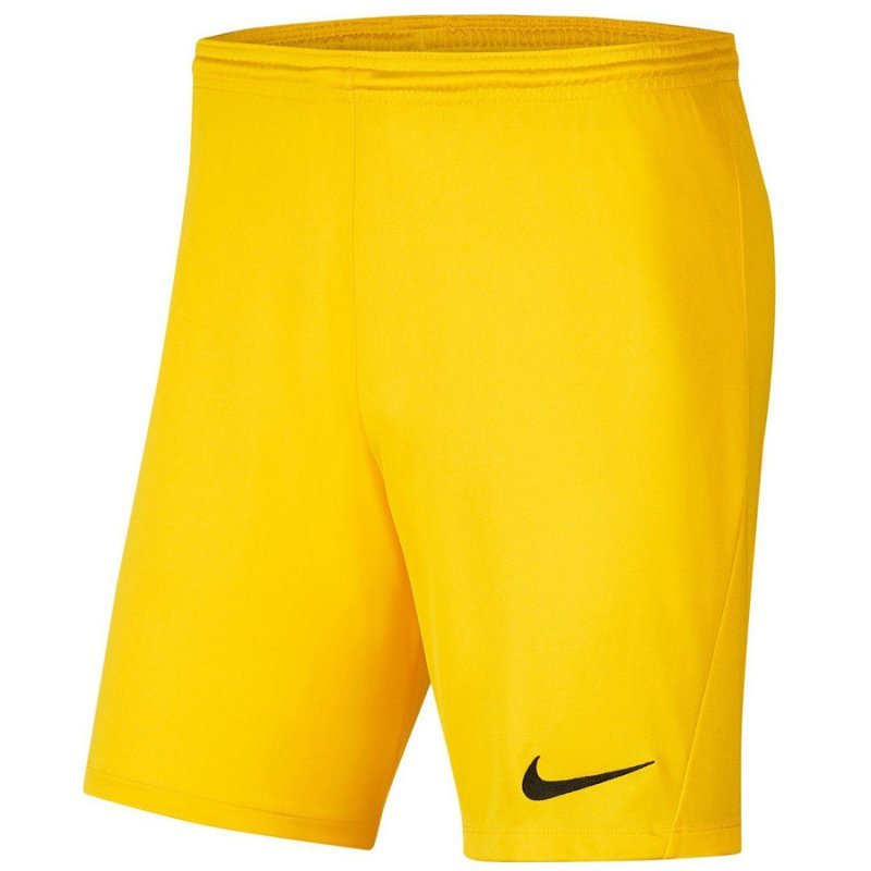 Spodenki Nike Y Park III Boys BV6865 719 żółty L (147-158cm)