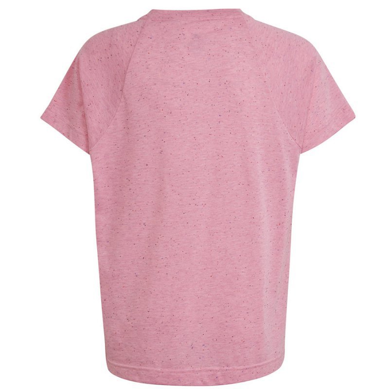 Koszulka adidas Badge of Sport Tee girls HM2648 różowy 140 cm