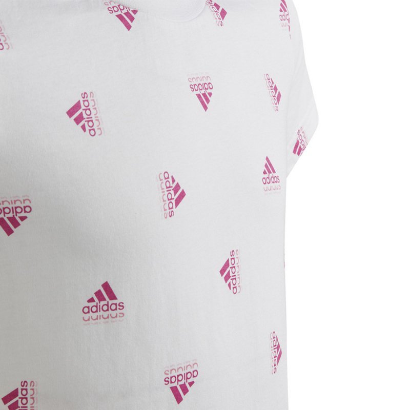 Koszulka adidas BLUV Tee girls IB8918 biały 164 cm