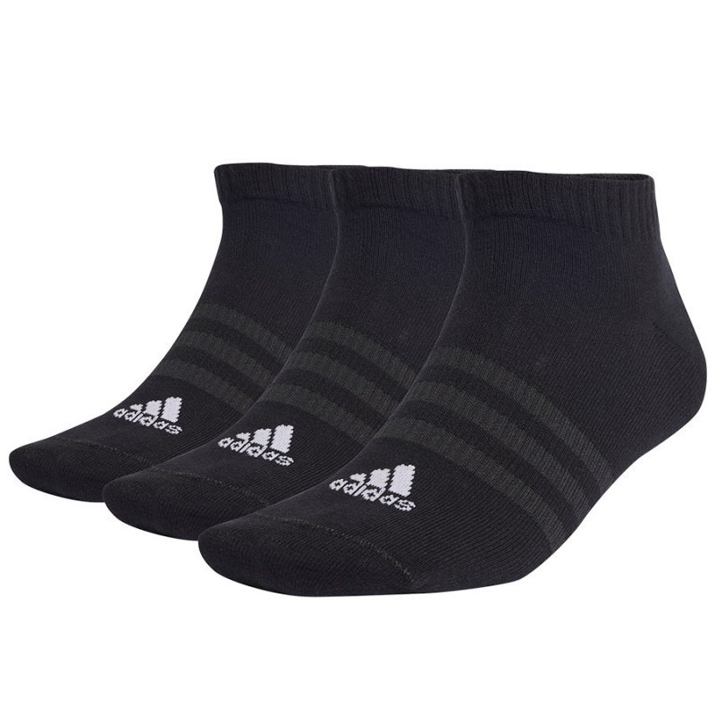 Skarpety adidas  Thin and Light Sportswear Low-Cut 3PP IC1336 czarny 37-39