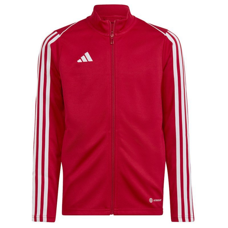 Bluza adidas TIRO 23 JKT Junior HS3527 czerwony 116 cm