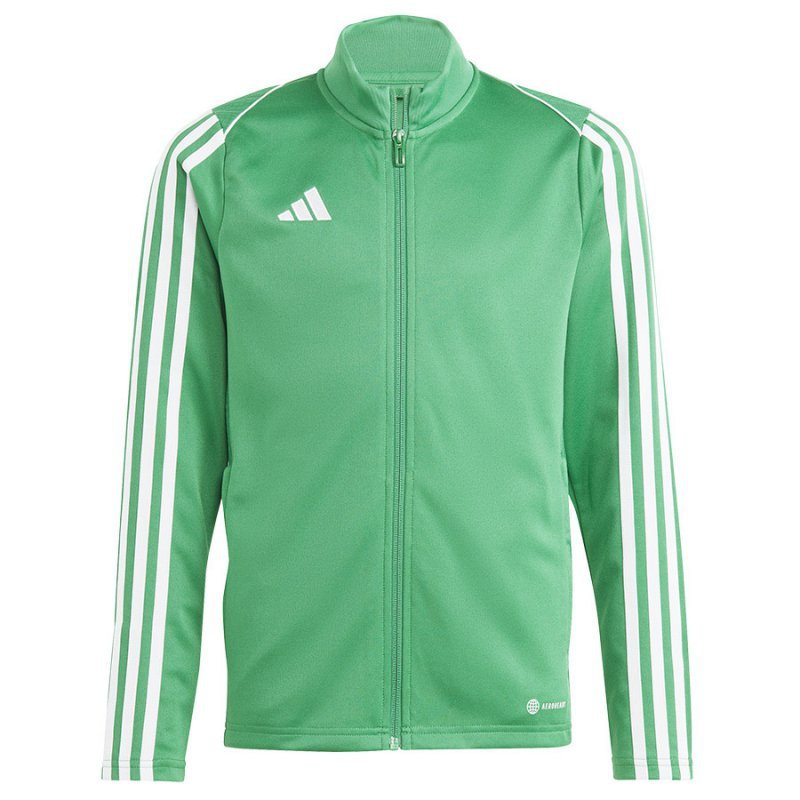 Bluza adidas TIRO 23 JKT Junior IC7872 zielony 140 cm