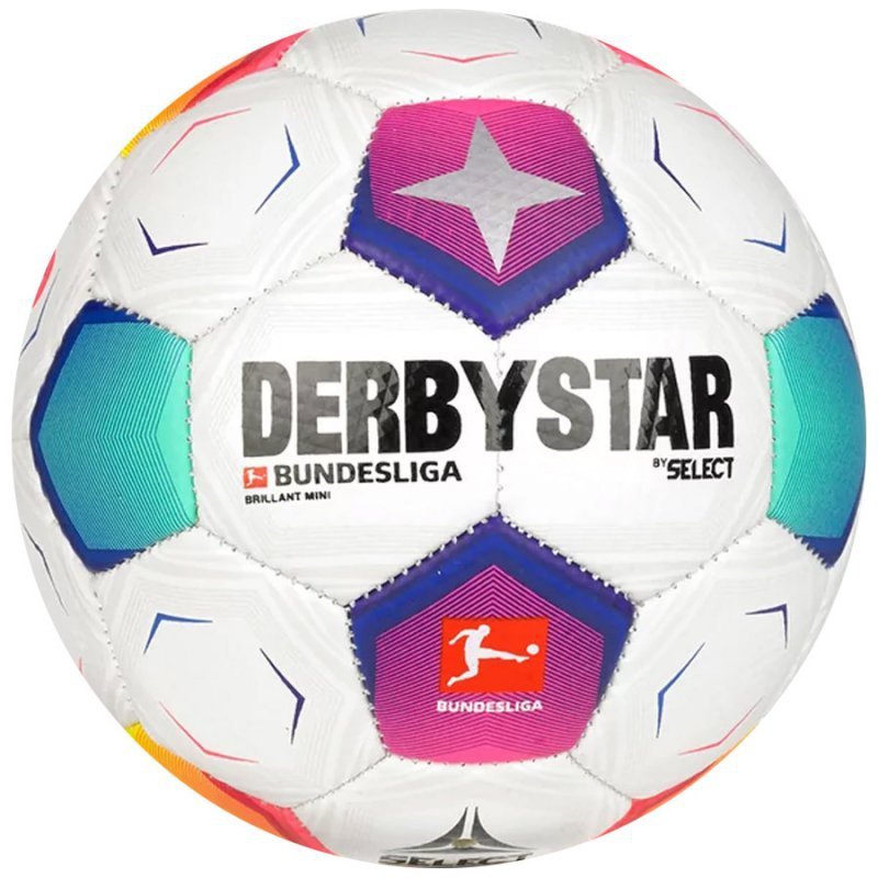 Piłka DerbyStar Bundesliga 2023 Mini biały Ø