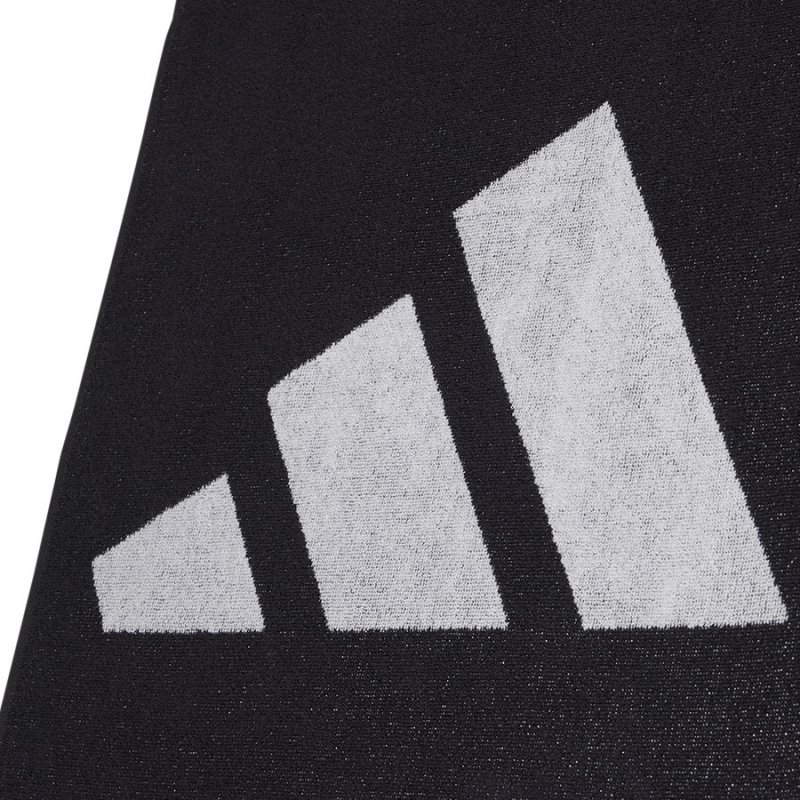 Ręcznik adidas 3 Bar Towel IU1290 czarny 50x100cm