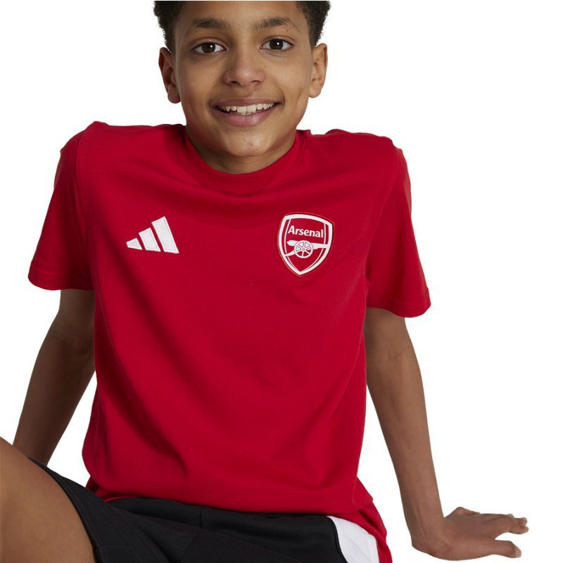 Koszulka adidas Arsenal Londyn Kids Tee IT4095 164 cm czerwony