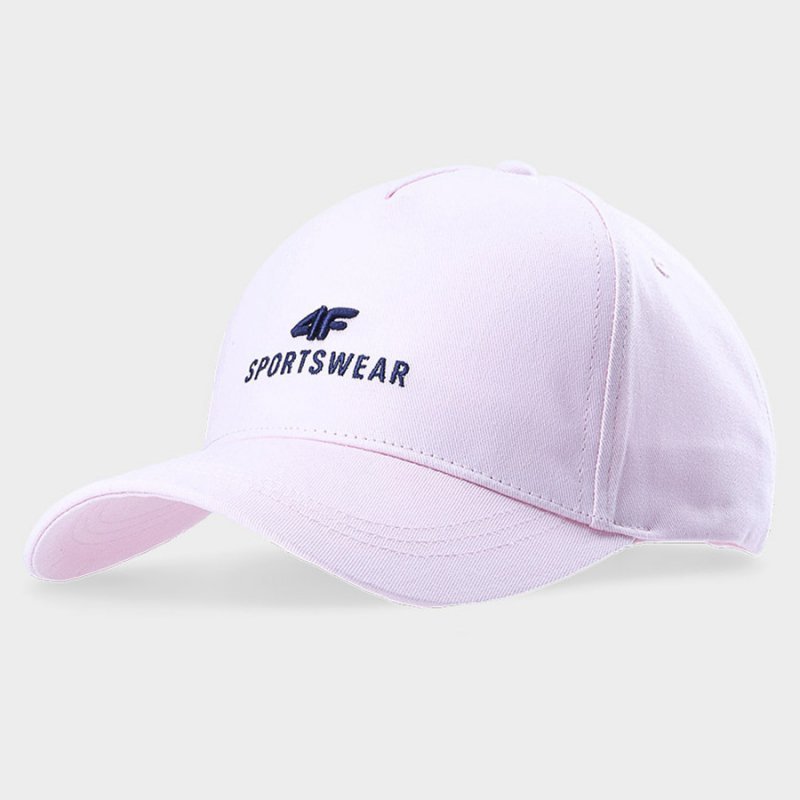 Czapka z daszkiem 4F 4FWSS24ACABU266 56S różowy L/XL