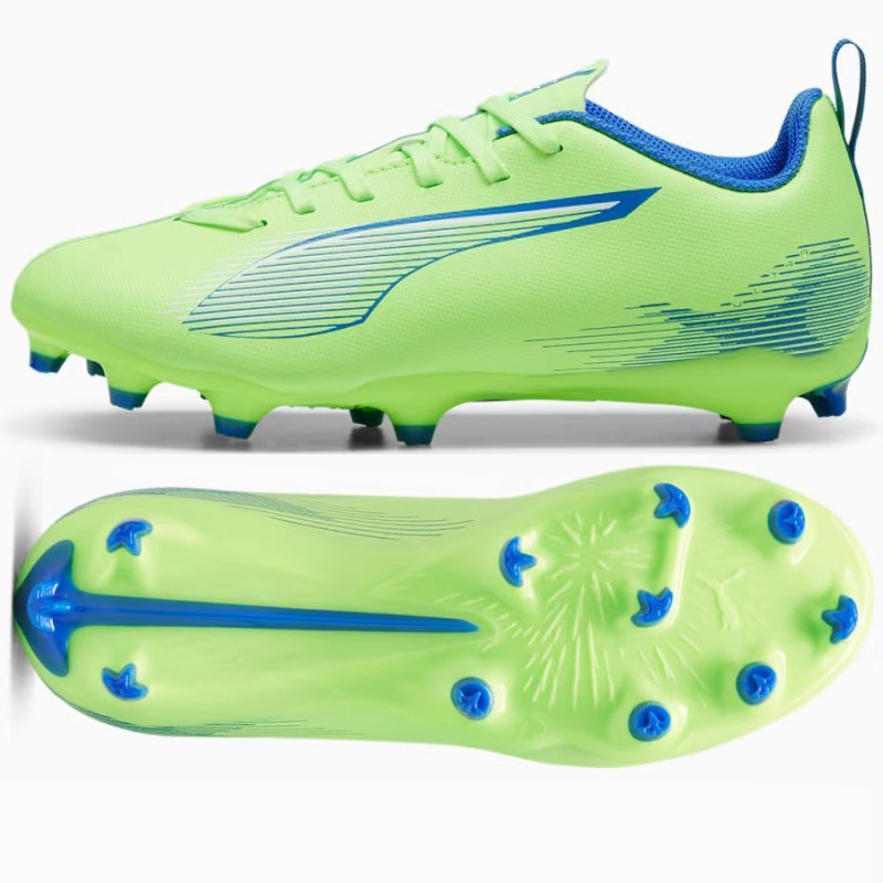 Buty Puma Ultra 5 Play Jr FG/AG 107695-03 zielony 38