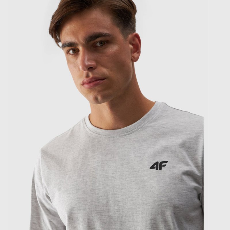 T-shirt 4F 4FWMM00TTSHM1843 27M szary XL