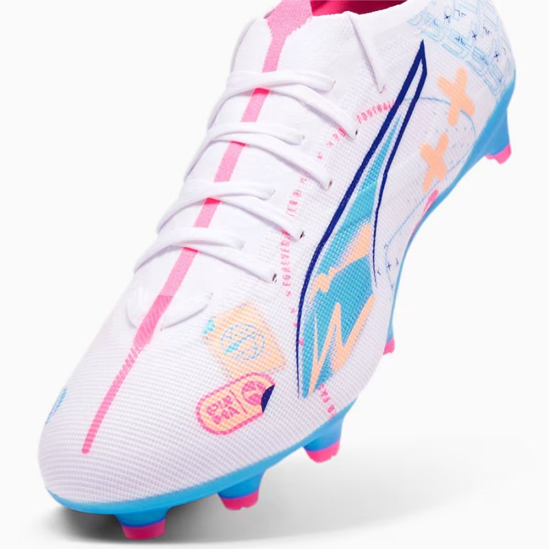 Buty Puma Ultra 5 Match Vol.Up FG/MG 108064-01 biały 44 1/2