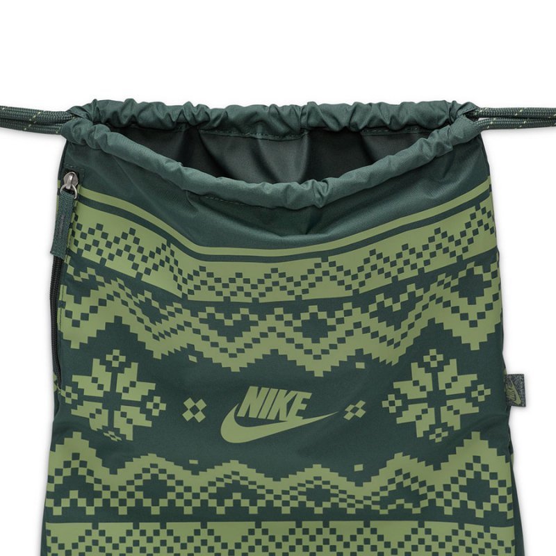 Worek Plecak Nike Drawstrng-Fair Isle FZ7287-338 zielony 