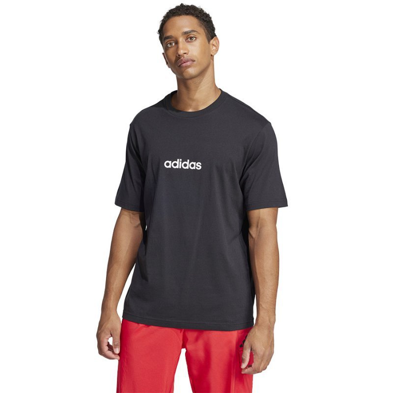 T-Shirt adidas Single Jersey Linear Tee JE8993 czarny XL