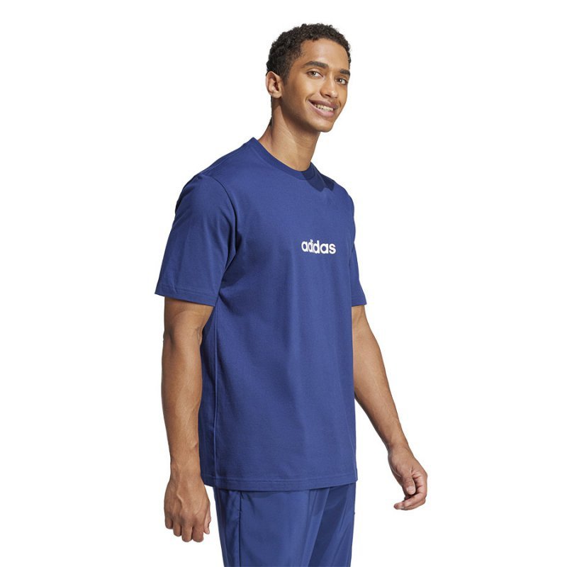 T-Shirt adidas Single Jersey Linear Tee JE8999 granatowy XXXL