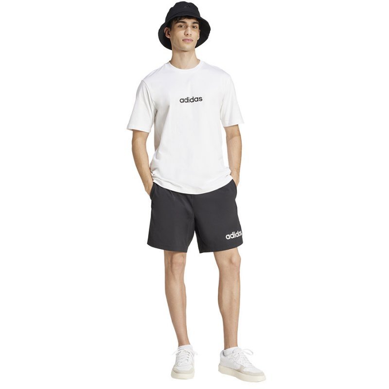 T-Shirt adidas Single Jersey Linear Tee JE9000 biały XL