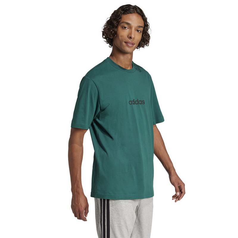 T-Shirt adidas Single Jersey Linear Tee JE8997 zielony S