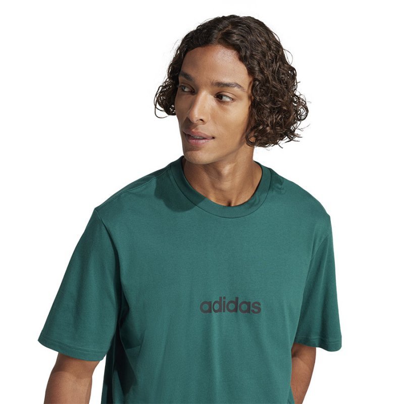 T-Shirt adidas Single Jersey Linear Tee JE8997 zielony S