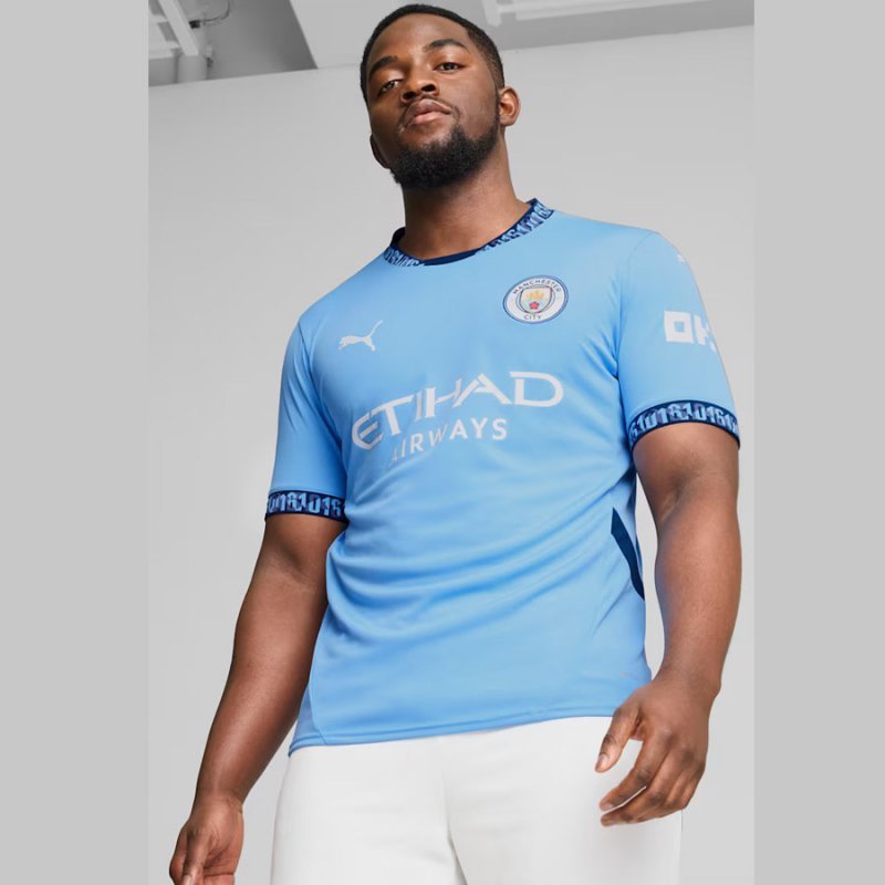 Koszulka Puma Manchester City Home JSY Replika 775075-01 niebieski XL