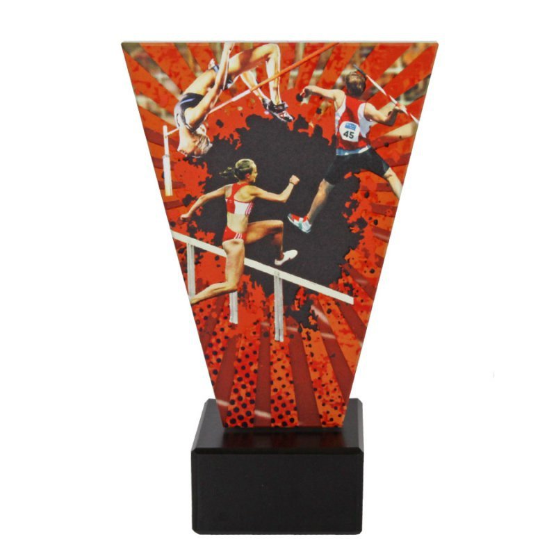 Trofeum szklane lekkoatletyka 15 cm 