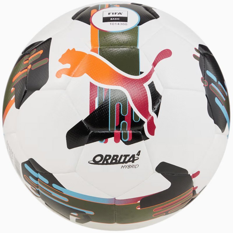 Piłka Puma Orbita 4 HYB FIFA Basic 084326-01 biały 5