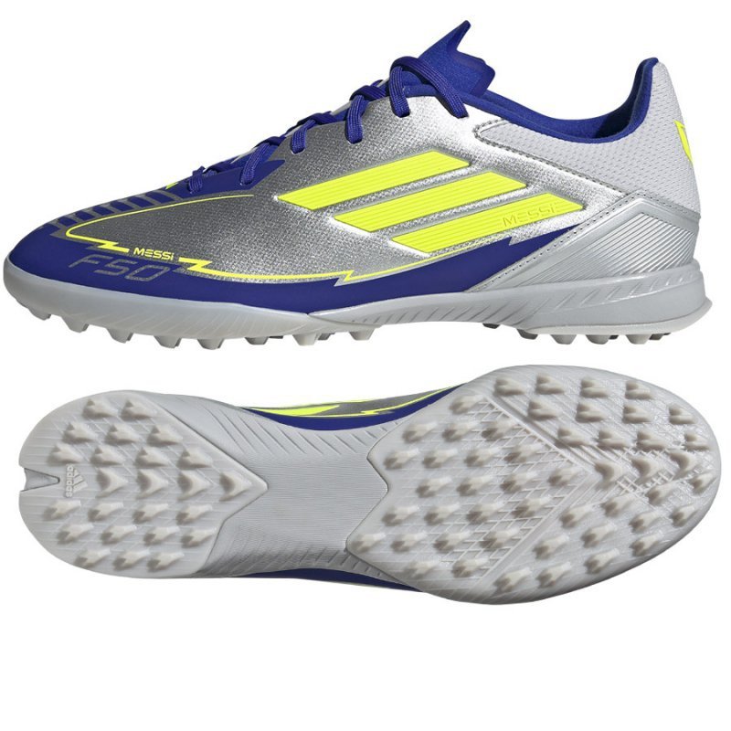Buty adidas F50 League Messi TF IH0919 srebrny 45 1/3