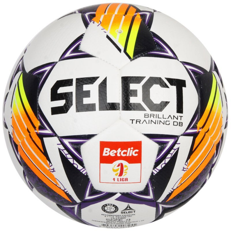 Piłka Select Brillant Training DB Betclic 1 Liga biały 4