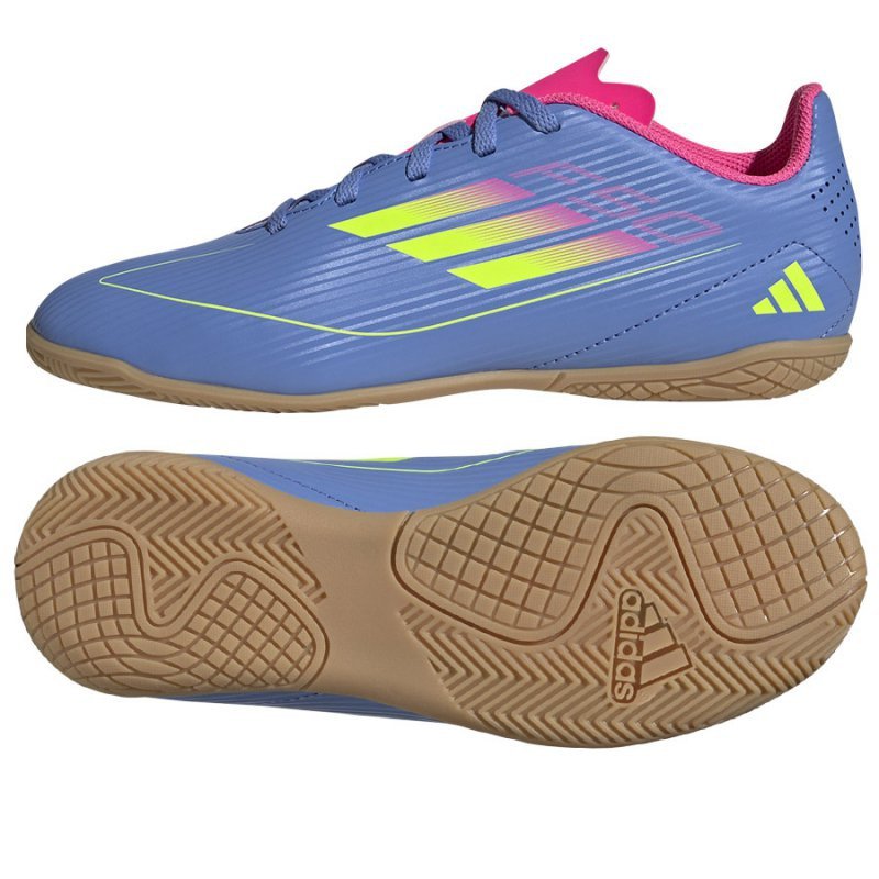 Buty adidas F50 Club Jr IN IE3734 niebieski 36 2/3