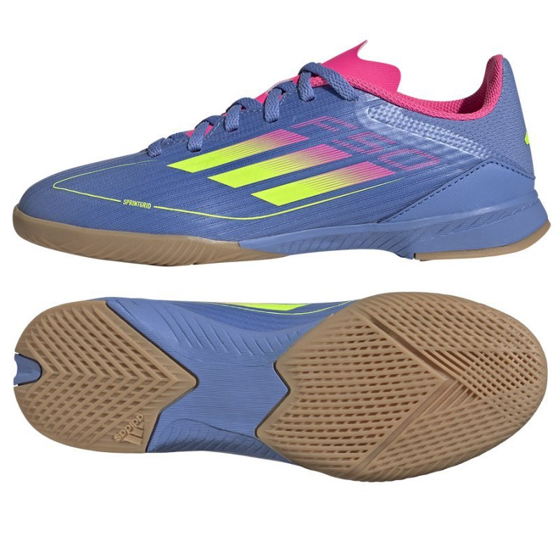 Buty adidas F50 League Jr IN IE3749 niebieski 36