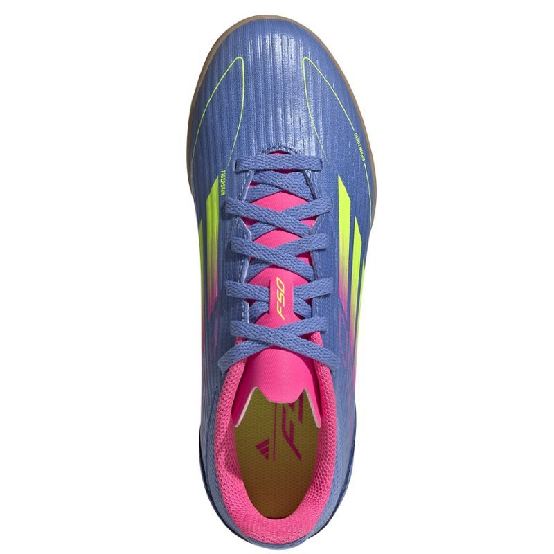 Buty adidas F50 League Jr IN IE3749 niebieski 38