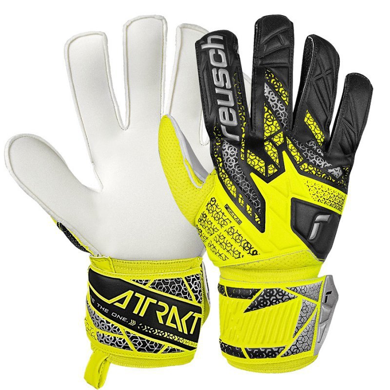 Rękawice Reusch Attrakt Solid 55 70 515 2014 żółty 10