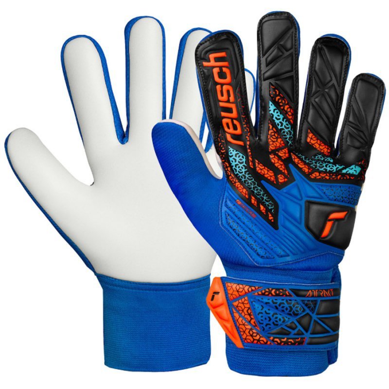Rękawice  Reusch Attrakt Starter Solid Junior 55 72 514 4467 niebieski 8