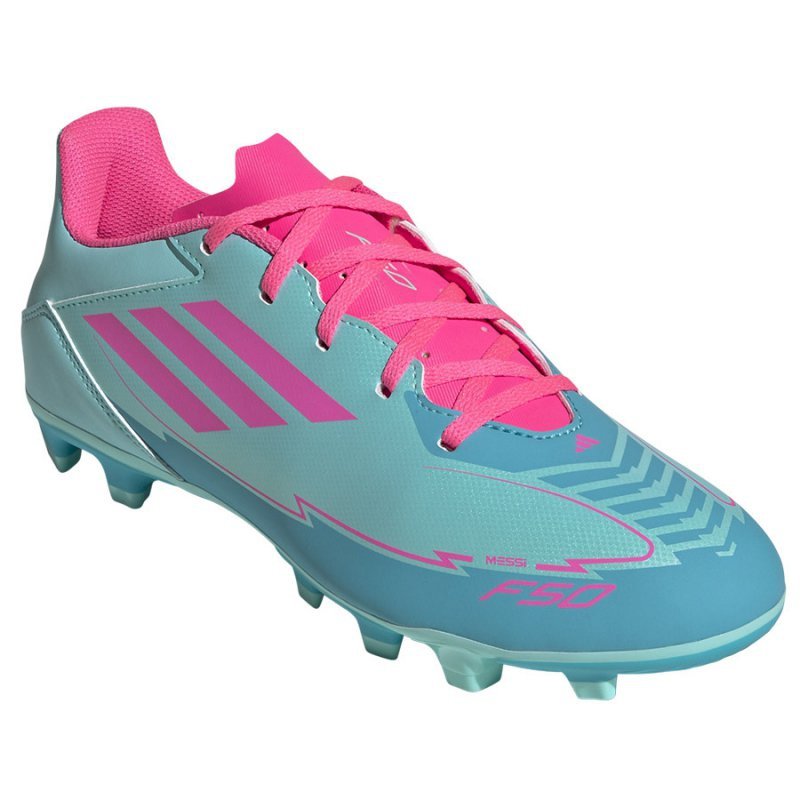 Buty adidas F50 Club FG/MG IH0929 niebieski 45 1/3
